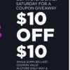 JCPenney: $10 off $10 purchase coupon | IN STORES 5/4 ONLY!