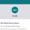 Ibotta Mid-Week Money Maker $3 Bonus thru 6/13