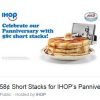 *Reminder* IHOP 58 cent Short Stack Pancakes on TUESDAY, July 16, 2019