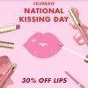Stila Cosmetics 30% off LIPS for National Kissing Day