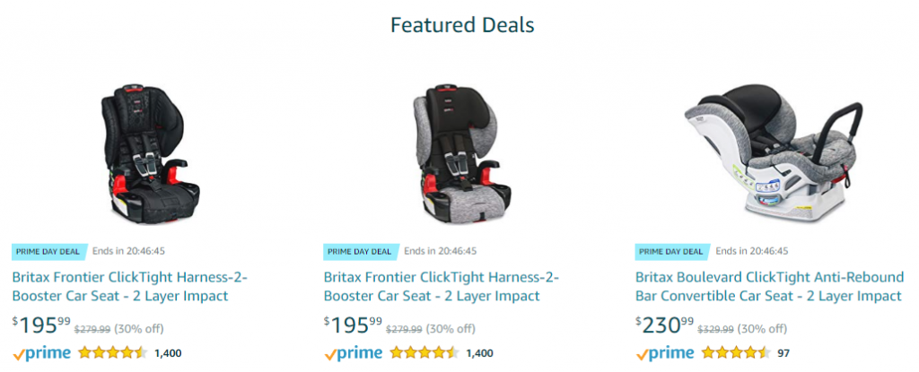 {Prime Day Deal} up to 30% off Britax Car Seat Sales