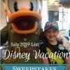 Disney Vacation Sweepstakes List for July 2019