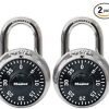 Master Lock 1500T Dial Combination Padlock 2 Pack under $8!