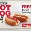 FREE Hot Dog at Pilot/Flying J Travel Centers on July 17