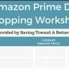 Amazon Prime Day Shopping Planner Worksheet (Free Printable)