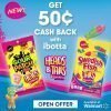 Cash Back from Ibotta on NEW Sour Patch Heads & Swedish Fish Tails #HeadsandTails #2in1Flavor #ad