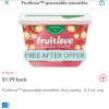 Walmart: FREE Fruitlove Smoothie using only Ibotta