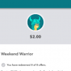 Ibotta Weekend Warrior $2 Bonus