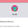 *Expiring* Ibotta Weekend Warrior $3 Bonus