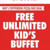 Cici’s Pizza Kids Eat FREE on National Pepperoni Pizza Day (Friday, Sept 20!)