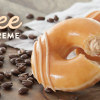 Krispy Kreme: FREE Coffee and Doughnut on National Coffee Day 9/29