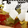 Sonic: $1 Hot Dogs on Thursday, September 19, 2019