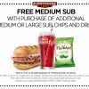 Firehouse Subs: FREE Sub with Combo Purchase on November 3rd