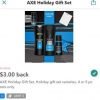AXE Holiday Gift Sets just $6.88 at Walmart After Ibotta (+ Earn Shopkicks!)