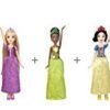 THREE Disney Princess Royal Shimmer Dolls for less than $6 each