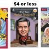 Amazon: “Who Was?” Biographies for Kids $4 or less!