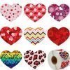 Roll of 600 Heart Stickers under $9 | Great Valentine’s Idea + FREE Printable Valentine Card to go along with it!