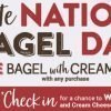 FREE Bagel from Bruegger’s on January 15th
