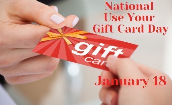 national use your gift card day