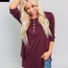 Cents of Style Henley Tops 50% off with FREE Shipping | Starting at $7.49!