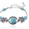 Beautiful Turquoise Butterfly Bracelet just $1.00 SHIPPED!