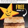 FREE Sausage Biscuit at Hardee’s | Monday, March 9th!