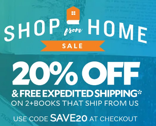BetterWorldBooks: 20% off Two or More Books + FREE Expedited Shipping!