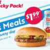 Sonic: $1.99 Kids Meals thru May 31st