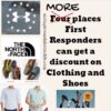 More Places First Responders can get Shoe/Clothing Discounts