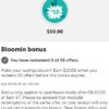 Ibotta: $10 Bloomin’ Bonus thru 5/31/20