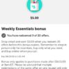 Ibotta: $5 Weekly Essentials Bonus thru 6/21