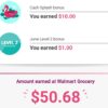 I earned $50 from Ibotta in ONE Walmart Grocery Pickup Order