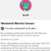 Ibotta Weekend Warrior $1 Bonus for 12 items thru 6/28
