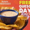 Ruby Tuesday: FREE Queso on Monday, July 27