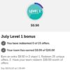 Ibotta July 2020 Teamwork Bonus Level 1