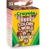 Crayola Colors of the World 32 ct Multicultural Crayons $1.77