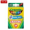 Staples: Crayola 24pk Crayons just $.50 SHIPPED