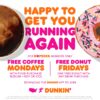 Dunkin’ Donuts FREE COFFEE Mondays for DD Perks Members