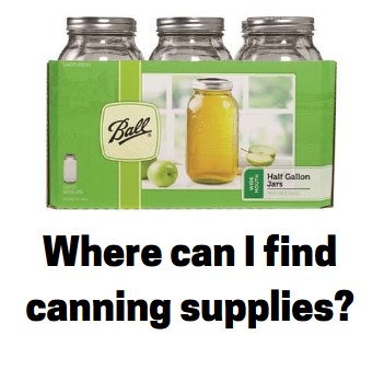 find canning supplies