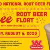 National Root Beer Float Day Deals on August 6, 2020