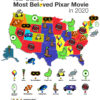 What is YOUR State’s Favorite PIXAR Movie?