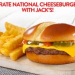 Jack’s: Cheeseburger and Fries for $3.29 with Coupon thru 9/21 #NationalCheeseburgerDay