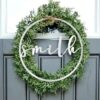 Personalized Minimalist Door Wreath just $19.99 SHIPPED