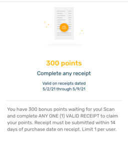 how many receipt can i scan in fetch reward