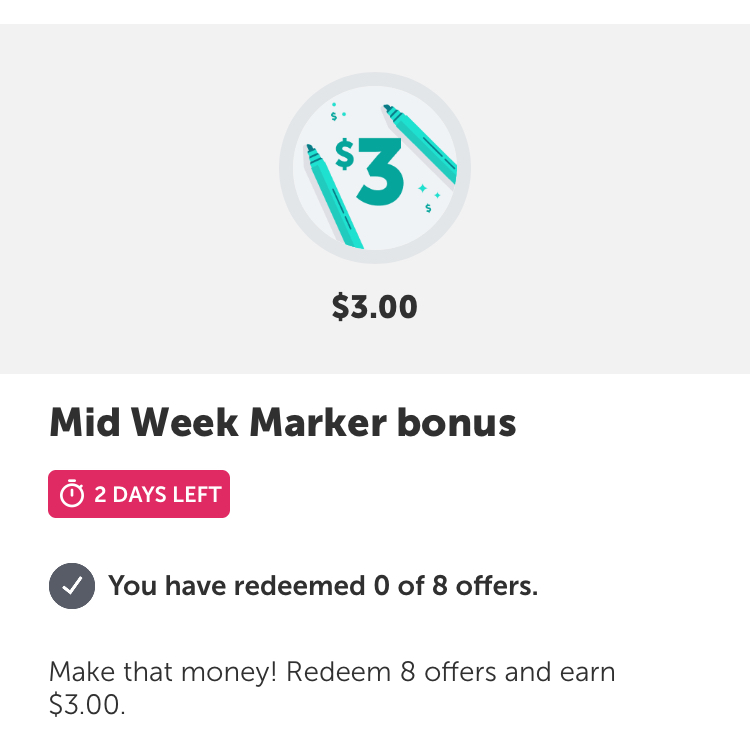 Ibotta Mid-Week Money Maker thru 7/14