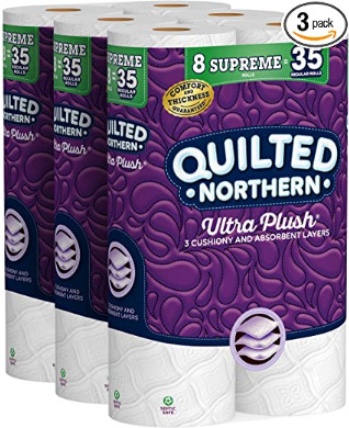 Quilted Northern Bath Tissue Stock up deal! (under $.20/regular roll!)