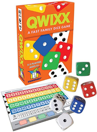 Lowest Price to Date!  Qwixx Family Dice Game under five bucks!