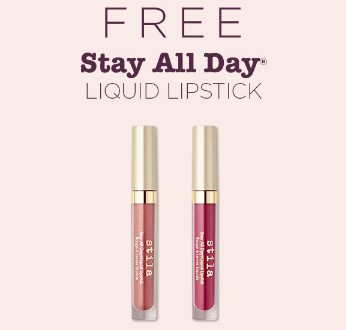 *Extended* Stila Cosmetics: BOGO Stay All Day Liquid Lipstick