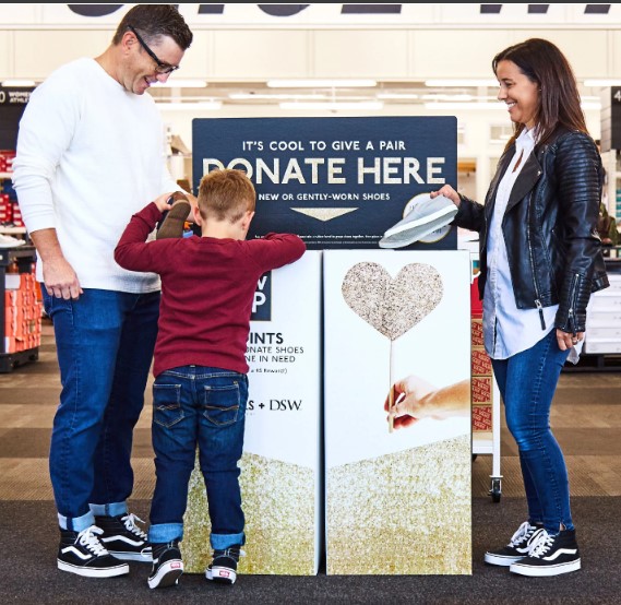 DSW Donate a Pair of Shoes for 10 off a New Pair!