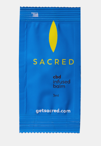 FREE Sample of Sacred CBD Infused Pain Balm